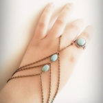 Arrow-Beaded-Hand-Chain-Bracelet