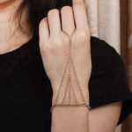 Pyramid-Hand-Chain-Bracelet