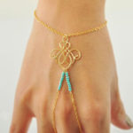 Whimsical-Seed-Bead-Hand-Chain-Bracelet