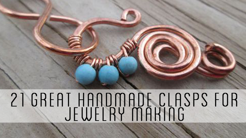 How to Make 3 Styles of Wire Hook Clasps / The Beading Gem