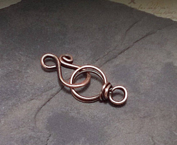 Copper-Hook-Wire-Wrapped-Clasp