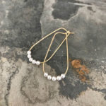 Gold-Pearl-Long-Hoops-Birthstone-Earrings