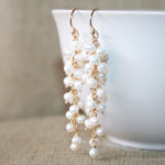Pearl-Cluster-Birthstone-Earrings