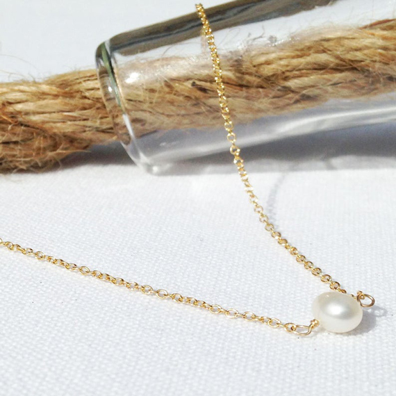 Single-Pearl-Birthstone-Necklace