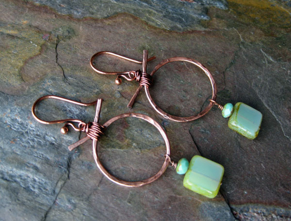 Copper-Wrap-Around-Earring-Wire-Frames