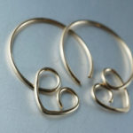 Metal-Heart-Earring-Wire-Frames
