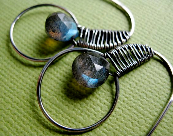 Oxidized-Labradorite-Wire-Frame-Earrings