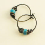 Sterling-Silver-Beaded-Earring-Wire-Hoops