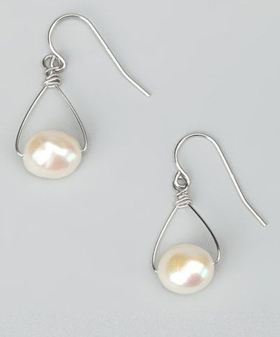 White-Pearl-Triangular-Wire-Frame-Earrings
