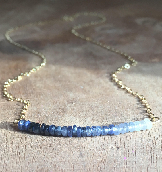Sapphire-Birthstone-Bar-Necklace